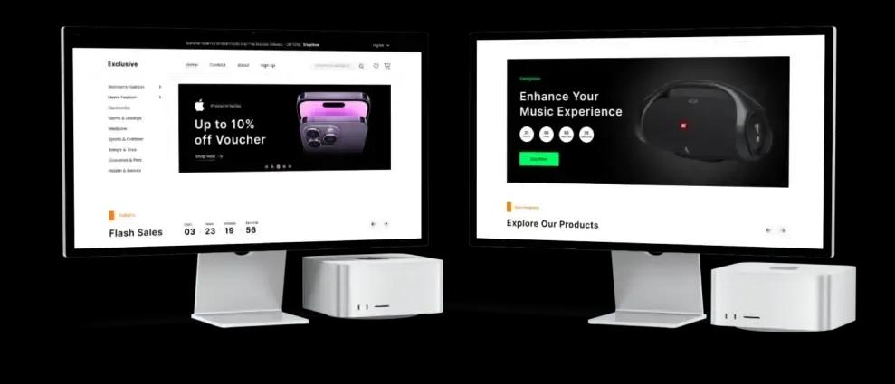 E-Commerce website interface